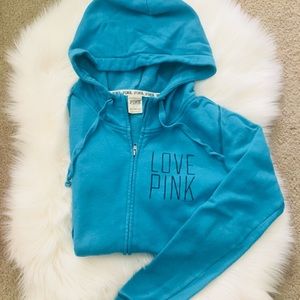 PINK zip up hoodie